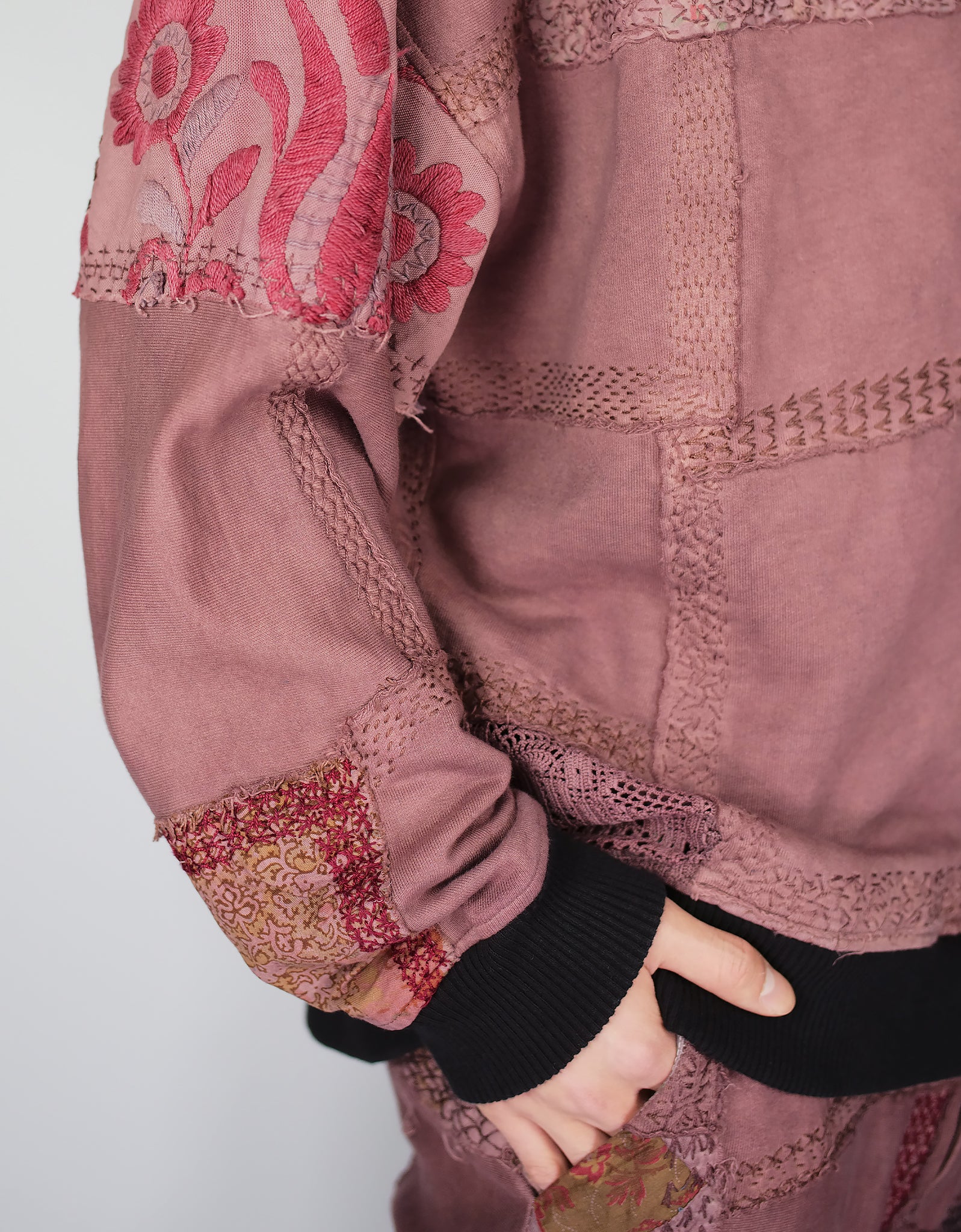 1920s Patchwork Chuck Crew Neck