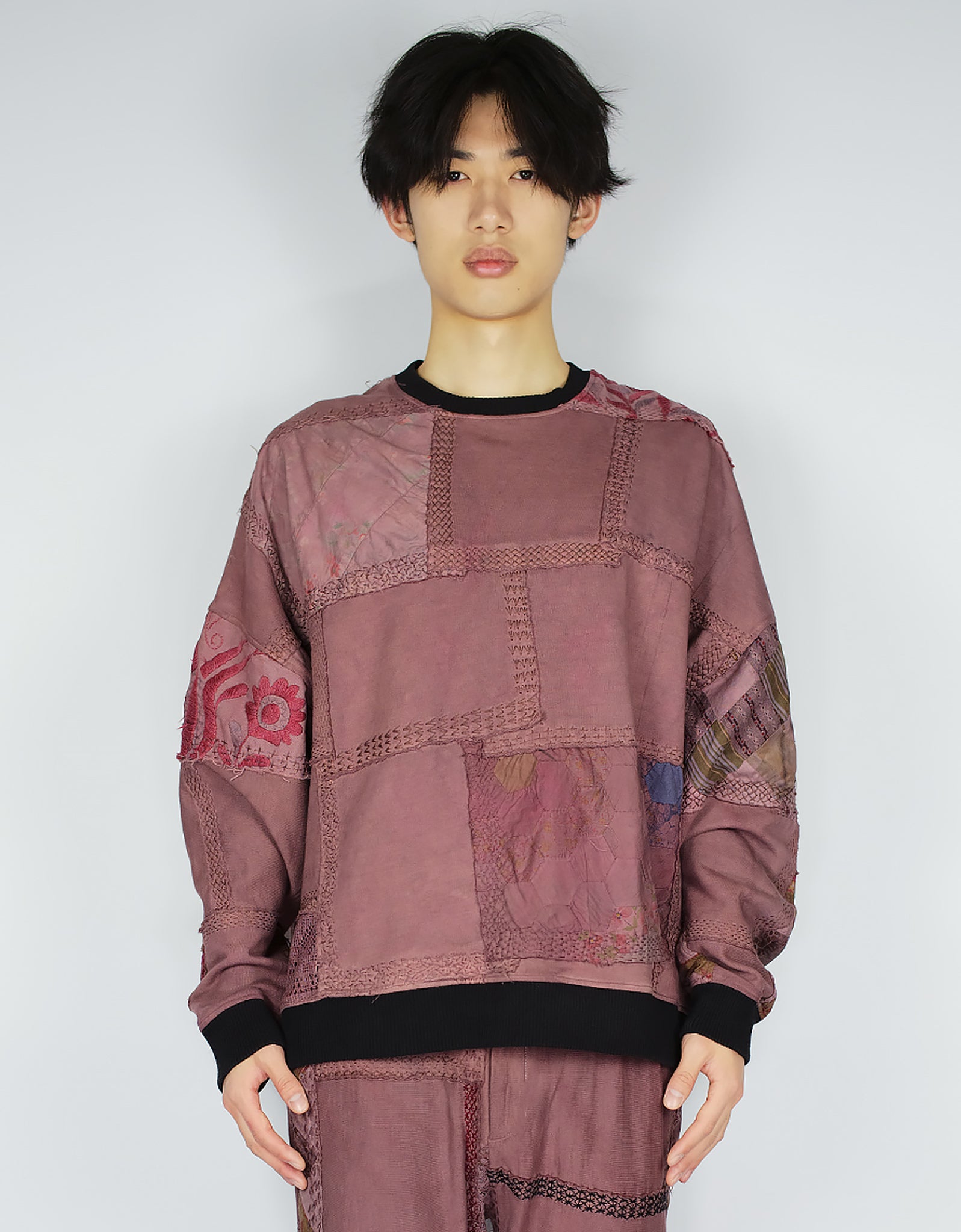 1920s Patchwork Chuck Crew Neck